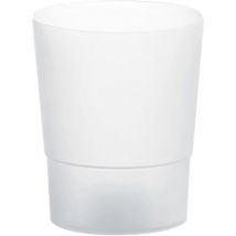 Pot à orchidées Coubi 1,1l., dimensions (mm) 125x125x147, couleur transparent - Prosperplast