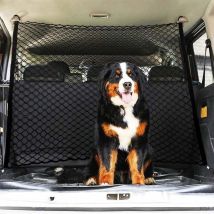 Filet De Séparation Pour Animaux De Compagnie – 90 X 40 Cm – Maille Robuste – Installation Facile Avec Crochets – Compatible Avec La Plupart Des 