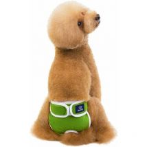 Couche pour Chien Fem Lavable, Absorbant Pantalons Sanitaires pour Chienne, Couches Réutilisables pour Chien Chat, Culottes Hygiéniques pour Chiens