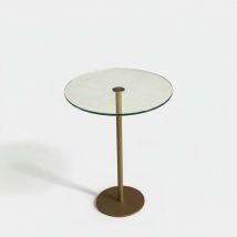 Couchtisch Aus Gehärtetem Glas Mit Metallbeinen Social