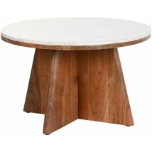 Runde Tabelle In Rattan 35x35x40 Cm. Verankerungssystem: Nicht -legant Für Alle Familienhäuser Dekoration Für Alle Umgebungen