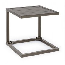 Bizzotto - Couchtisch 'hilde' Für Outdoor Und Garten Sonnenliege 40 Cm Aus Aluminium -kaffee