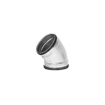 Coude 45° Galva D125 à joints - COUD45GALD125J Econoname COUD45GALD125J