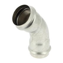 Coude 45° inox 316 à sertir Femelle Ø54