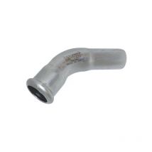 Coude 45° mf 22 inox a sertir