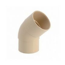 Girpi - Coude 45° mf pvc Ø50mm - sable - dév.16cm