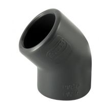 Raccord pvc pression - Coude 45° pvc pression à coller ff Ø40