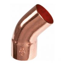 Ecolands - Raccord cuivre coudé 45° à souder - Mâle / femelle - diamètre 35 mm