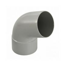 Coude 67°30 mf pvc Ø80mm - gris - dév.25cm Girpi