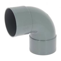 Coude pvc femelle-femelle 87°30 Ø100