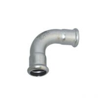 Coude 90° ff 28 inox a sertir