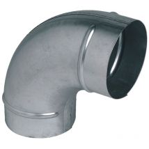 Coude à 90° Galva pour vmc Ø125