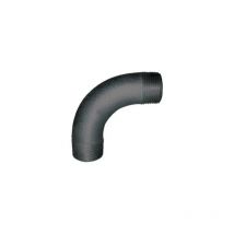 Coude 90 degré grand rayon 33x42, double mâle noir