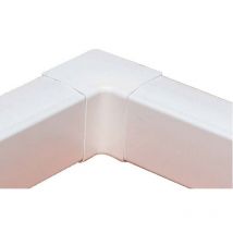 Mc Distribution - Codo 90° interior Super Optimal Trunking - blanco 9003 80x60