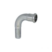 Coude 90° mf 28 inox a sertir
