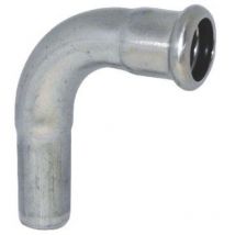 Coude 90° mf 54 inox a sertir