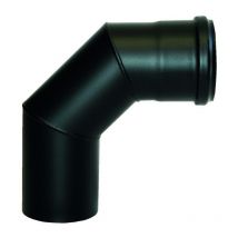 Coude 90° mf - acier 1,2 Coude 90° dn100 'black' pellet 1,2