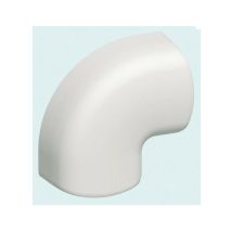 Angle Plat - Pour Goulotte De Climatisation - 120 X 75 Mm - Blanc - Iboco 06833