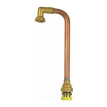 Chuchu Decayeux - Crosse 180° Femelle à jpc plt Flexiclic clap Sortie de compteur G4 - dn 25