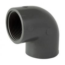 Sans Marque - Raccord pvc pression - Coude 90° pvc pression à visser ff 3''