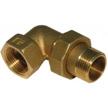 Coude 90° union laiton 98L mf 1'' Renson