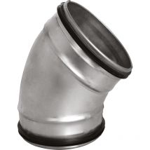 Coude à joint 45° - Acier galvanisé Ø80