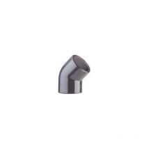 Coude à pression PVC 45° à coller - Diamètre 160 mm