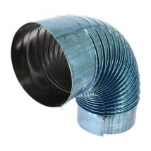 Coude aluminié 90° Ø180