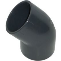 Coude angle 45° Pvc pression diam. 50