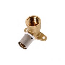 Winkel applique kurz per zum Pressen - Weiblich 15x21 - Ø12