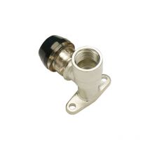 Blansol - Coude avec Base de Fixation Multicouche push-fit ixPress2 Ø16x2,0 - Femelle longue 1/2'(15/21)