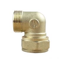 Coude bicone 3/4" (20/27) Mâle - Cuivre Ø22 - Arcanaute