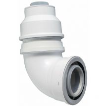 Coude clapet 80/125 3cep