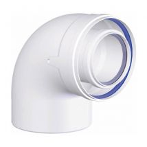 Coude concentrique PPs-galva Ø80-125 87°