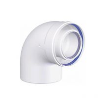Coude concentrique PPs-galva Ø60-100 87°