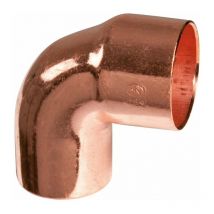 Besoin D'habitat - Raccord cuivre coudé 90° à souder - Mâle / femelle petit rayon - diamètre 20 mm