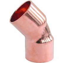 Raccord cuivre à souder - Coude 45° Double Femelle Ø14