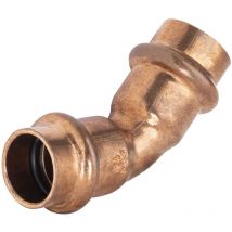 Coude 45° femelle à sertir pour tube cuivre Noyon&thiebault 15