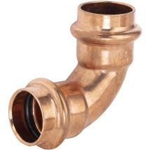 Coude 90° femelle à sertir pour tube cuivre Noyon&thiebault 22