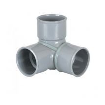 Coude double équerre PVC 87°30 FF