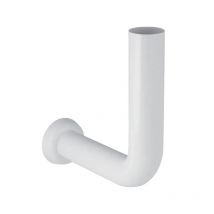 Coude de chasse 90° Geberit , haute position, avec rosace