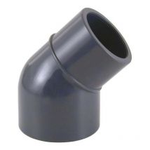 Coude de réduction 45° 50x50-40 mm manchon adhésif gris 16 bar