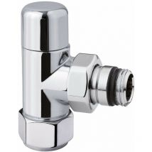 Arteclima - Vanne de verrouillage d'angle pour radiateurs 111CBT-111CHT Chromé - 1/2'