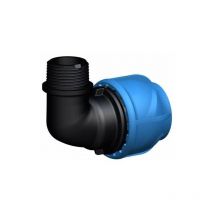 Gf Piping Systems - Coude de transition 90° - iJoint - ø 90 mm filetage mâle 3'