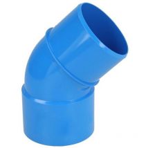 Le Sanitaire - Coude de tuyau d'aspiration pvc Sanclean 45° intérieur/extérieur