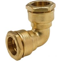 Raccord laiton pour tube pe - coude 90° égal - diamètre 40 Arco