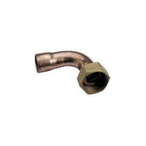 Raccord coude 2 pieces avec ecrou prisonnier - 2A gcu