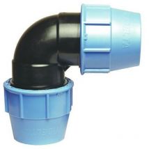 Raccord plastique coudé égal pour tube PE Ø25 mm