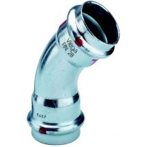 Viega Italia Srl - Viega arc Prestabo 558321 54 mm, 45 degrés, acier non allié, SC-Contur