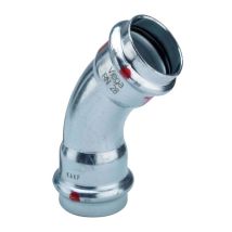 Viega arc Prestabo 558284 22 mm, 45 degrés, acier non allié, SC-Contur